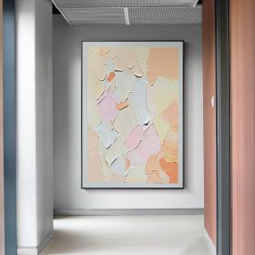 Simple Texture Painting Art Hand-painted Oil Painting Modern Wall Decor Gray Design Acrylic Paintings Wall Canvas Art Picture (size: 150x220cm)