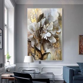 Handmade Flower Oil Painting On Canvas Wall Art Decoration Modern Abstract PictureLiving Room Hallway Bedroom Luxurious Decorative Painting (style: 01, size: 60x90cm)